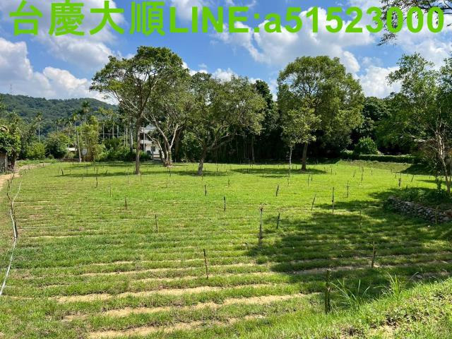 關西熱門地段雙面臨路全平坦農地